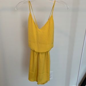 Forever21 yellow romper